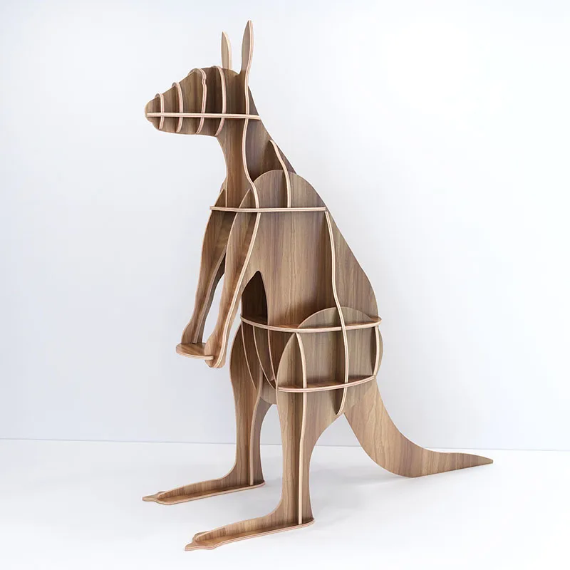 Креативная книжная полка-кенгуру для раннего развития витрина магазина полка