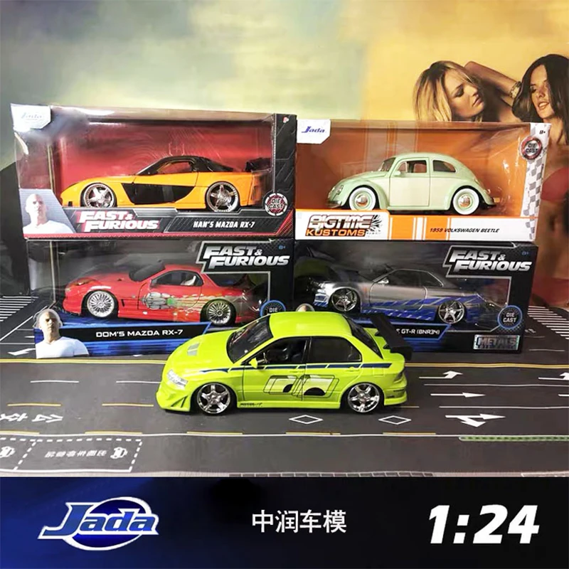 

New Speed And Passion Series Mazda Rx7 Datsun Nissan 350z Gtr R35 Mitsubishi Evo Jdm Limited Edition Collection Alloy Car Model