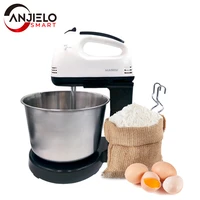anjielosmart 7 speed electric standhandheld blender baking cake whipping cream dough mixer egg beater kitchen appliances