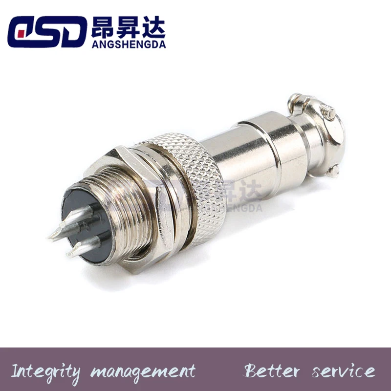 

Комплект розетки ANGSHENGDA GX12-2/3/4/5/6P 12мм