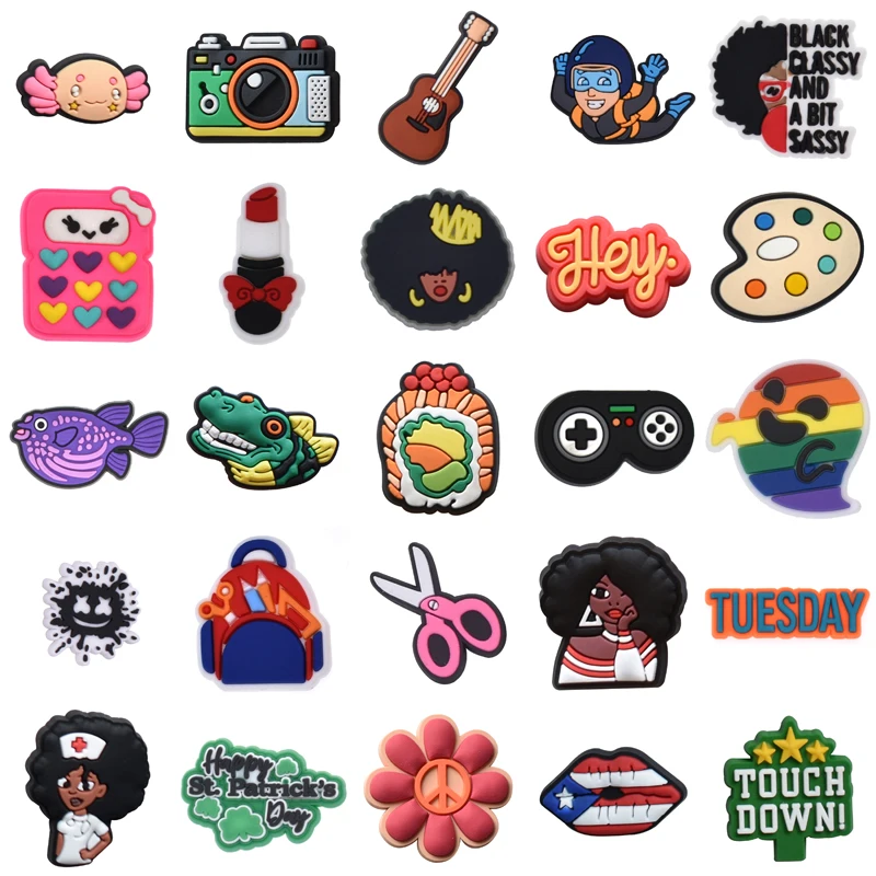 

Women Charm Girl Wholesale Bulk Boy Set Jeans Decorations for Crocs Shoes Accessories Para Pins Gifts Kids Packs Men Shoe Charms