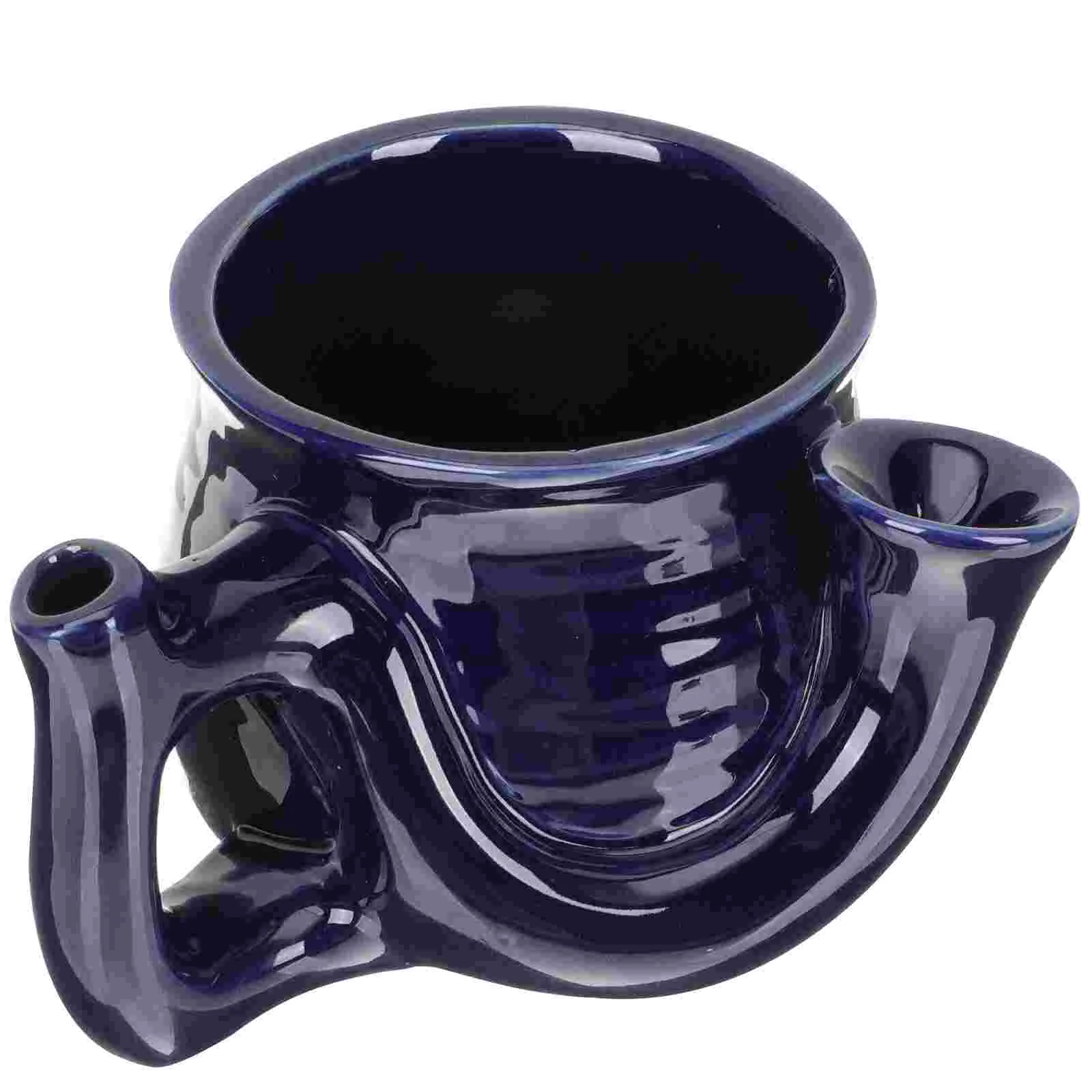 

Ceramic Creative Funny Office Personalized Drinking Mug Tea Cup 3D Pipe Mug Beverage Cup Coffee Cup