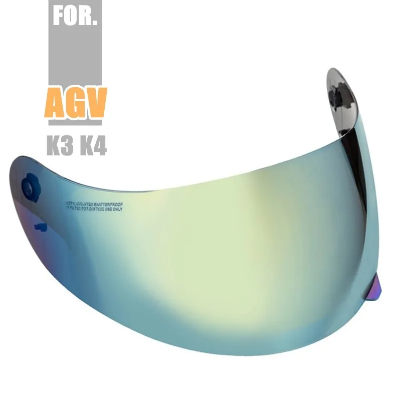 Фото Визор для мотошлема Visera: защитный экран от ветра и солнца для шлемов AGV K3 K4, с УФ-защитой, аксессуары для мотошлемов №1