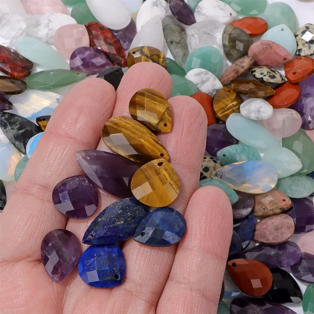 Каменные подвески RISYF аметист опал розовый кварц лабрадорит