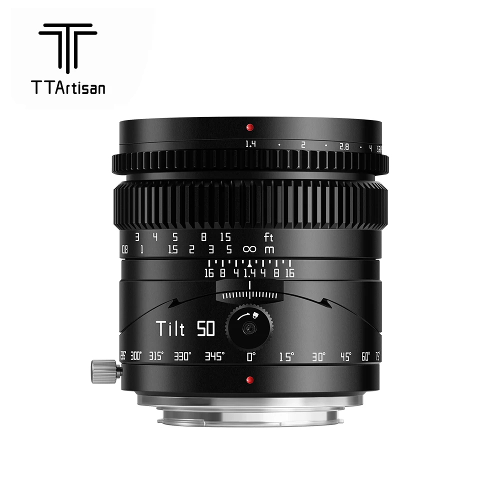 

TTArtisan 50 мм F1.4 Наклонный объектив с полной рамкой ручной портретный объектив для Sony E Leica Sigma Panasonic L Fuji FX Nikon Z Canon RF