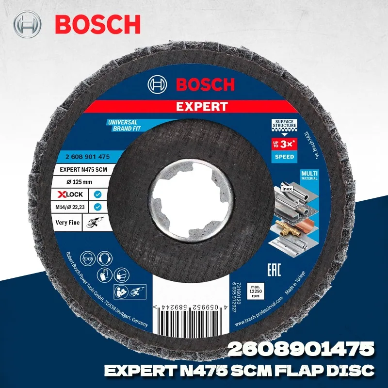

БОШ 2608901475 125 мм EXPERT N475 Материал для кондиционирования поверхности X-LOCK Откидные диски для стальных листов Аксессуары из нержавеющей стали