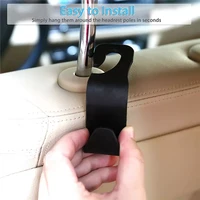 car tools car vehicle headrest hooks 1 piece portable organizer holder for handbag purse cloth grocery