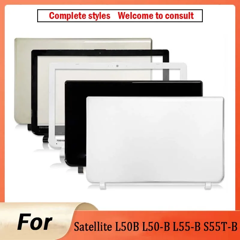 Фото Новый корпус для ноутбуков Satellite L50B, L50-B, L55-B, S55T-B, S55-B: задняя крышка ЖК-экрана, передняя рамка, петли, задняя крышка, верхний корпус №1