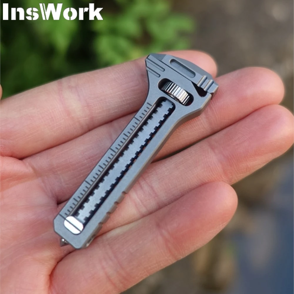 Титановый сплав миниатюрный гаечный ключ металлический калибр инструмент для
