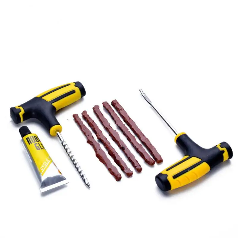 

Car Tire Repair Tool Tyre Puncture Plug Tools Tire Repair Kit Studding Tool Set Auto Bike Tubeless Tire Tools Car Accessories