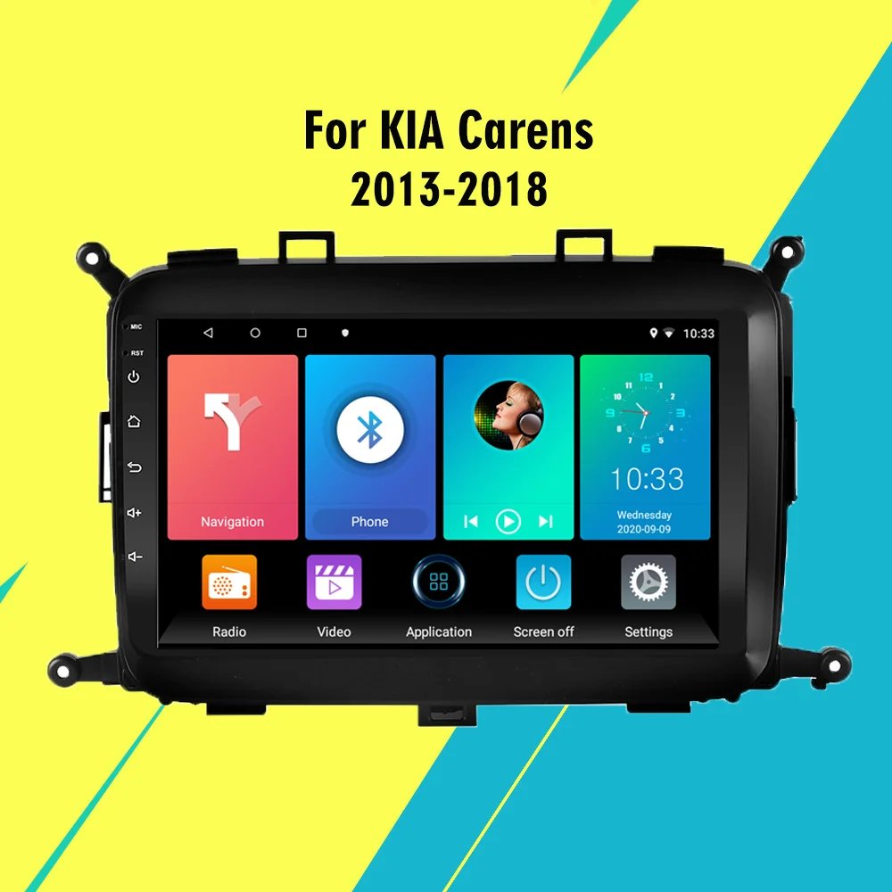 

4G Carplay Autoradio For KIA Carens 2013-2018 9" Android 2 Din Car Multimedia Player Navigation GPS WIFI FM Head Unit