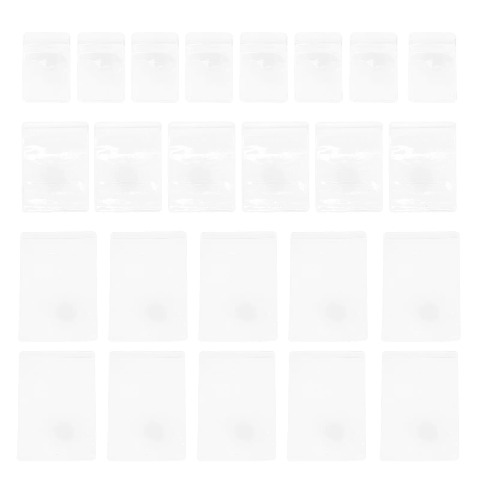 

120Pcs Transparent Lock Jewelry Bags Dust-proof Jewelry Organizer for Necklace Earring