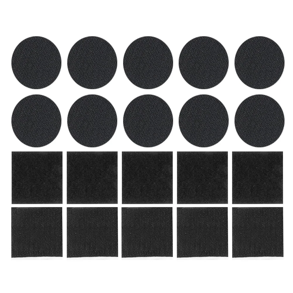 

60Pcs Two-sided Furniture Stickers Carpet Fixation Tools Stickers (Black)