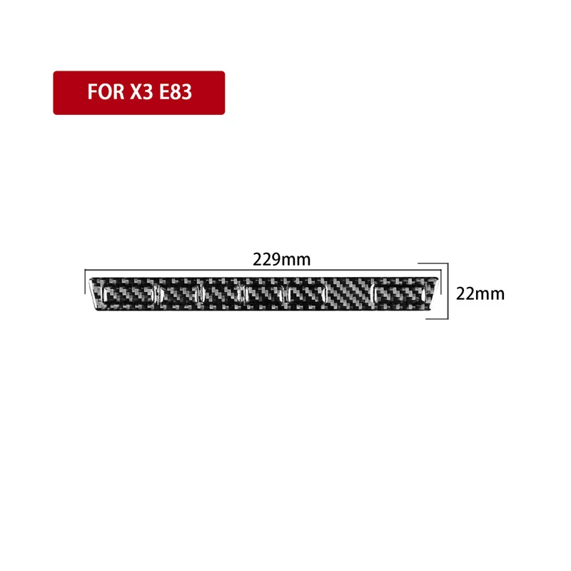 

Автомобильные аксессуары из углеродного волокна, подогрев сидений, искусственная рамка, отделка для BMW X3, E83, 2004, 2005, 2006, 2007, 2008, 2009, 2010, стикер
