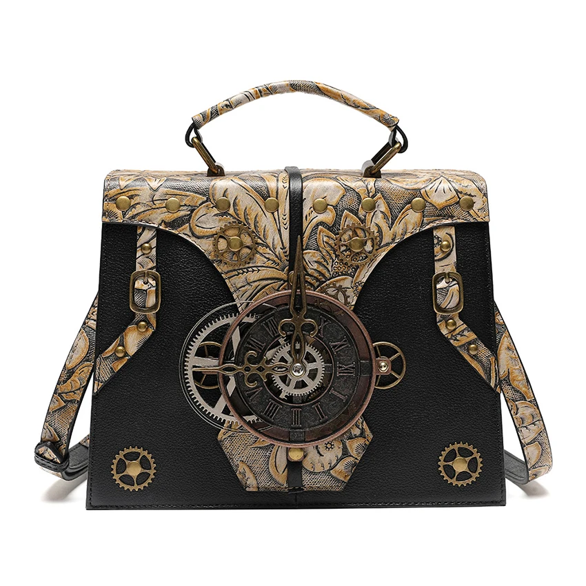 Винтажный портфель из натуральной кожи, сумка в стиле стимпанк Boston Ita, роскошная офисная сумка через плечо, модный портфель для женщин и мужчин, чемодан