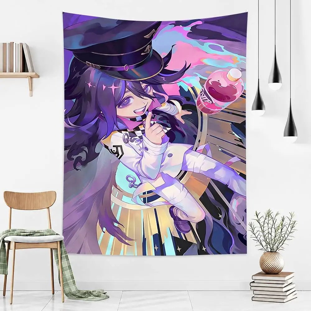Фото Флаг Danganronpa V3 Kokichi Ouma для улицы, украшения для спальни, предметы домашнего декора, декоративные баннеры №2