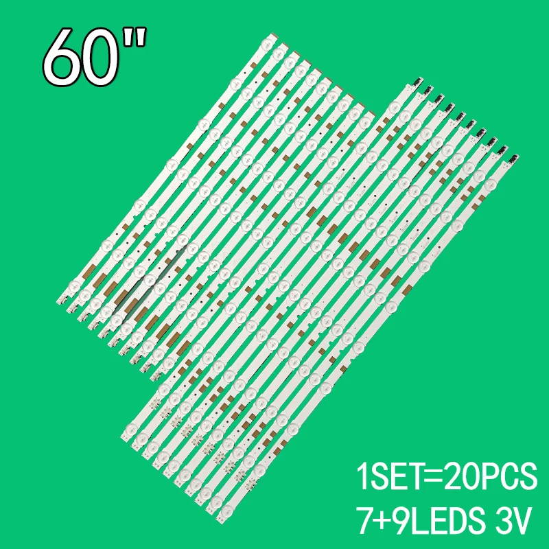 Светодиодная подсветка для Samsung UA60, UE60JU6872 UE60JU6800 UE60JU68 70 UE60JS7200 UE60JU6850 UE60JU6875 UN60JS7000 UN60JS800 BN96-384
