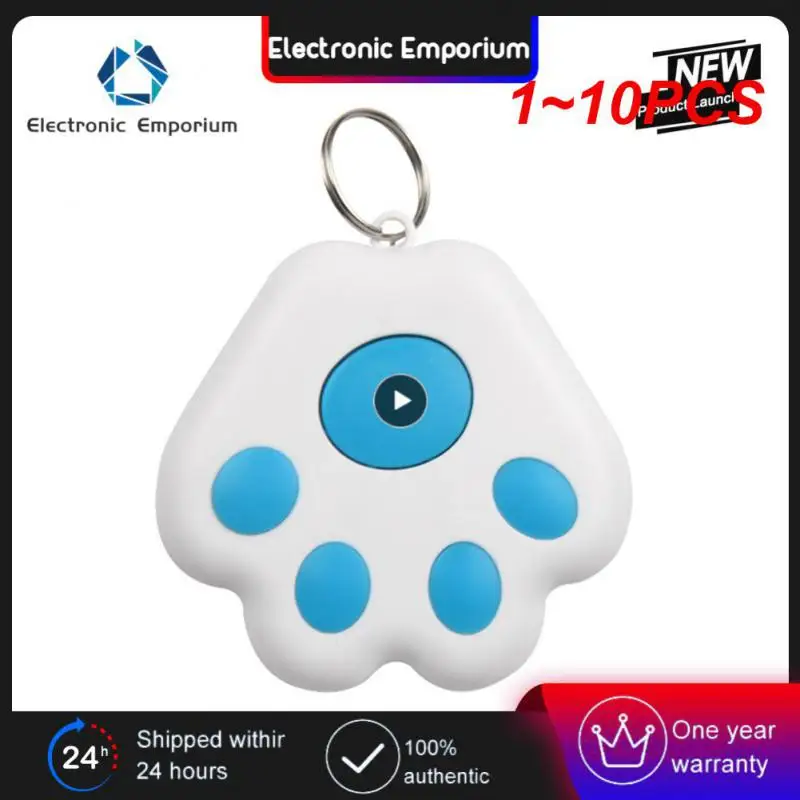 

1~10PCS Wireless Pet Tracer Smart GPS Anti Lost Keychain Dog Cat Locator Kids Alarm Tag Finder Key Collar Tracker Accessories