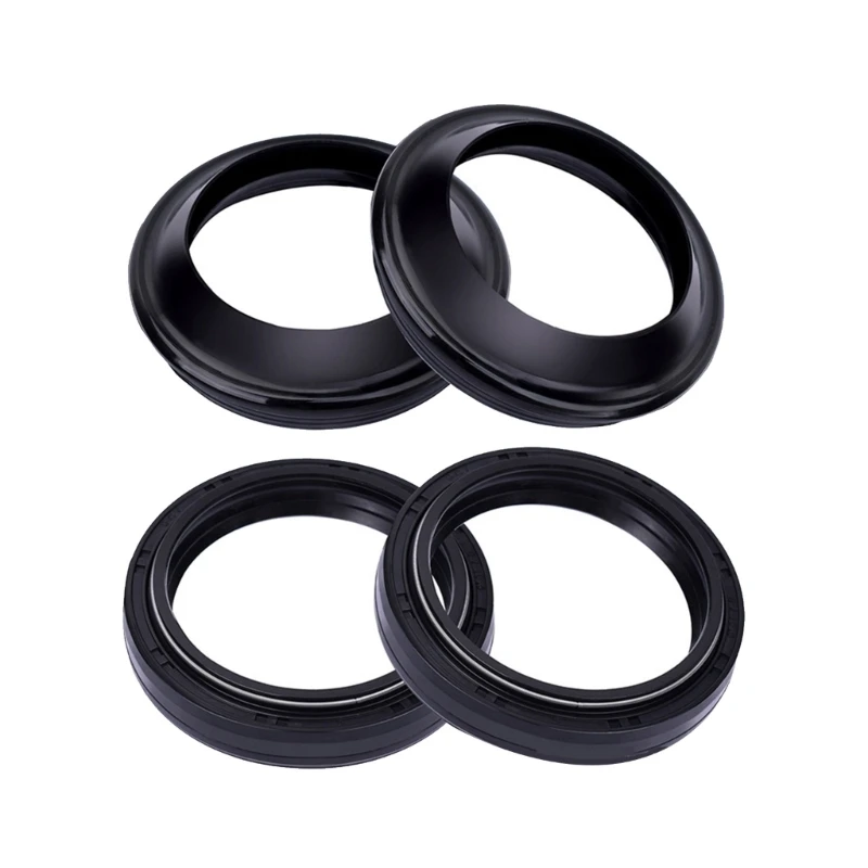 

2 Pack Upgraded Front Fork Oil Seal & Dust Seal set 41x53x8/10.5mm Motorcycles Drop Shipping
