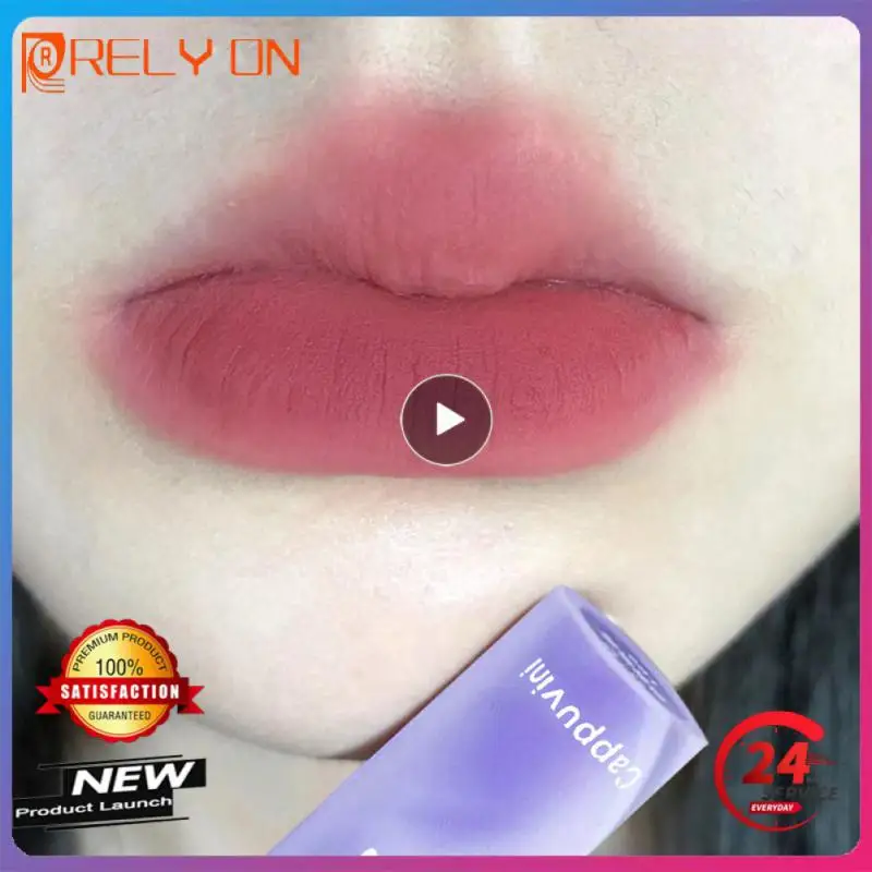 

Liquid Lipstick 6 Colors Purple Lipstick Tube Lip Tint Mud Non-stick Cup Lip Glaze Lips Makeup Lip Gloss Velvet Matte Lipgloss