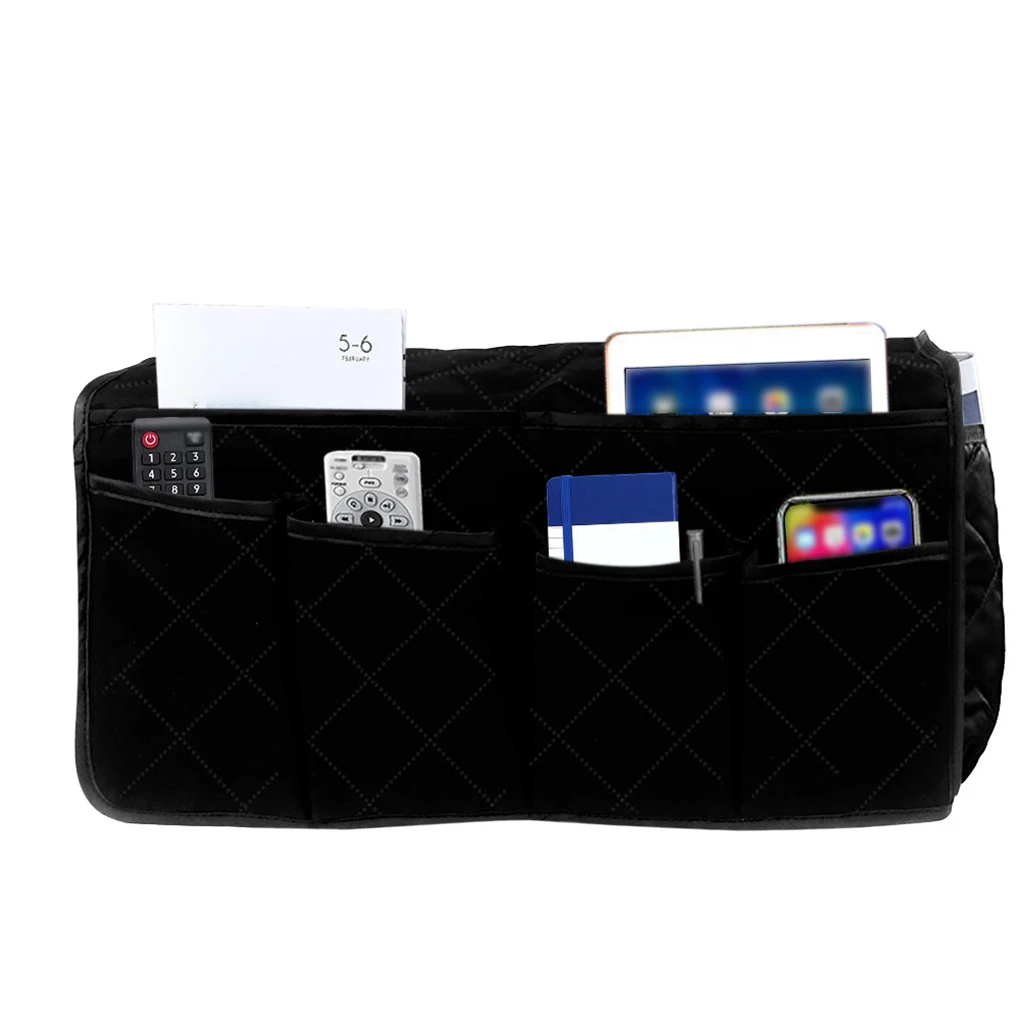 

Sofa Armrest Organizer Foldable Hanging Storage Bag Pocket Living Room