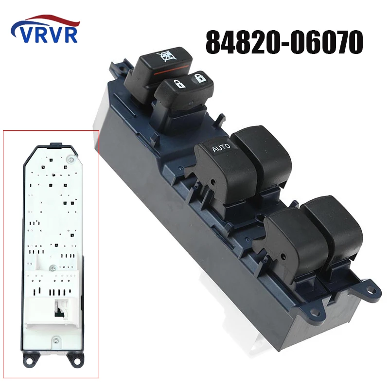

84820-06070 8482006070 New Master Window Switch 84820-06071 84820-33270 For 2007-2014 Toyota Camry Yaris Tacoma X-Runner