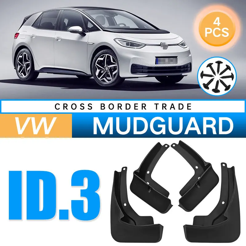 

Mud Flaps For Volkswagen ID.3 VW ID3 ID 3 2021 2022 2023 Splash Guards Fender MudFlaps Front Rear Mudguards Car Accessories