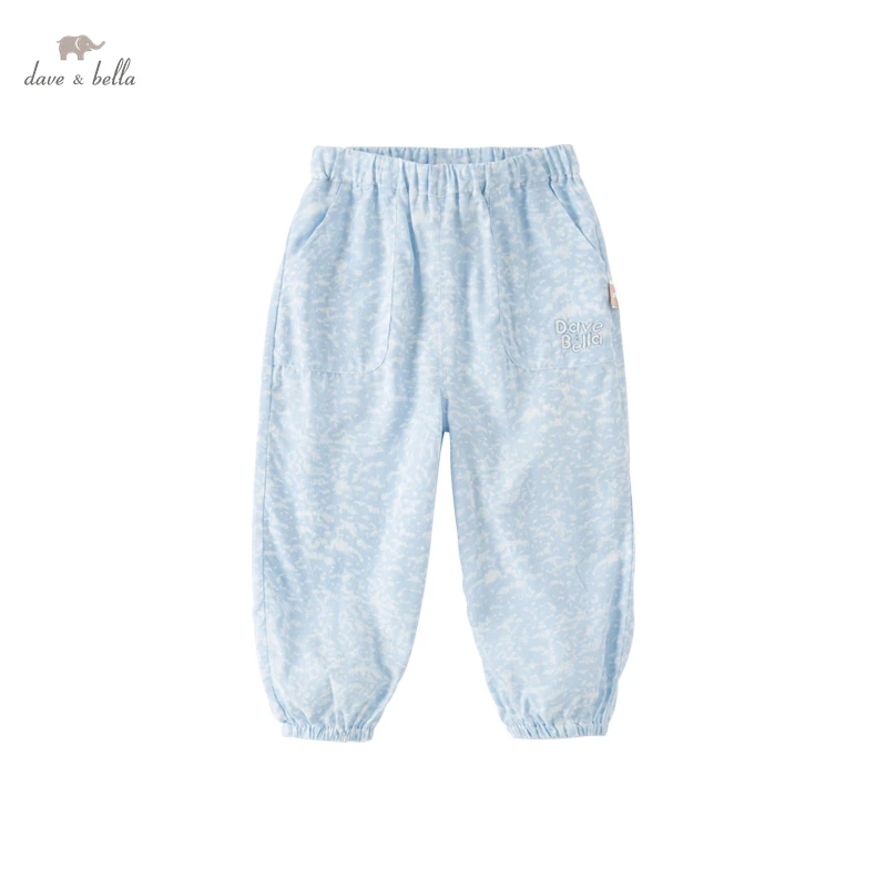 

Dave Bella Boys Anti-Mosquito Pants Summer New Children's Pants Baby Thin Section Casual Pants DB2235493