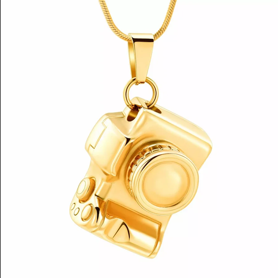 Новейшая камера кремационное ожерелье круто для мужчин и женщин хранение пепла украшения EDC мемориальная урна медальон из нержавеющей стали.