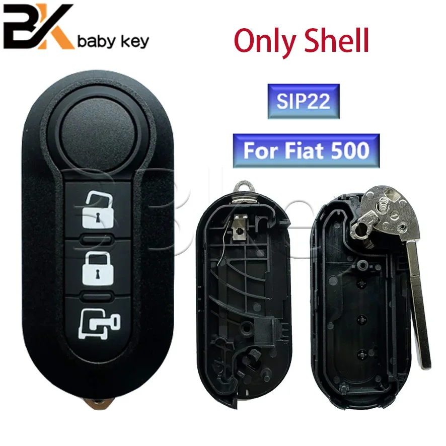 Корпус Ключа BB для Fiat 500 Panda Punto Bravo хорошее качество корпус автомобильного ключа с