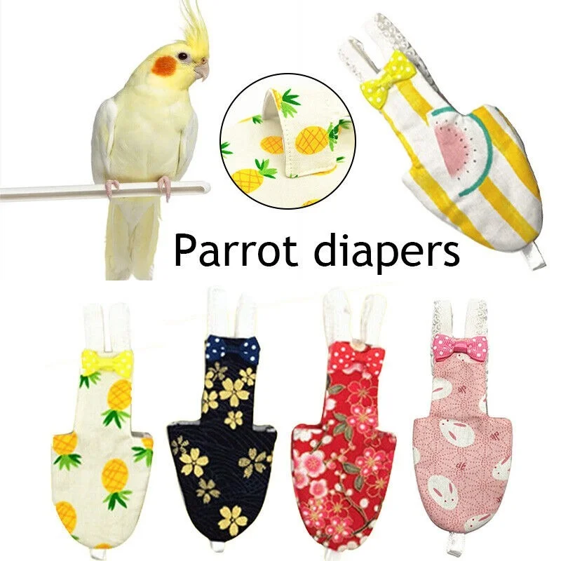 

Bird Physiological Pants Parrot Diapers Pet Supplies Pigeon Flight Suits Cute