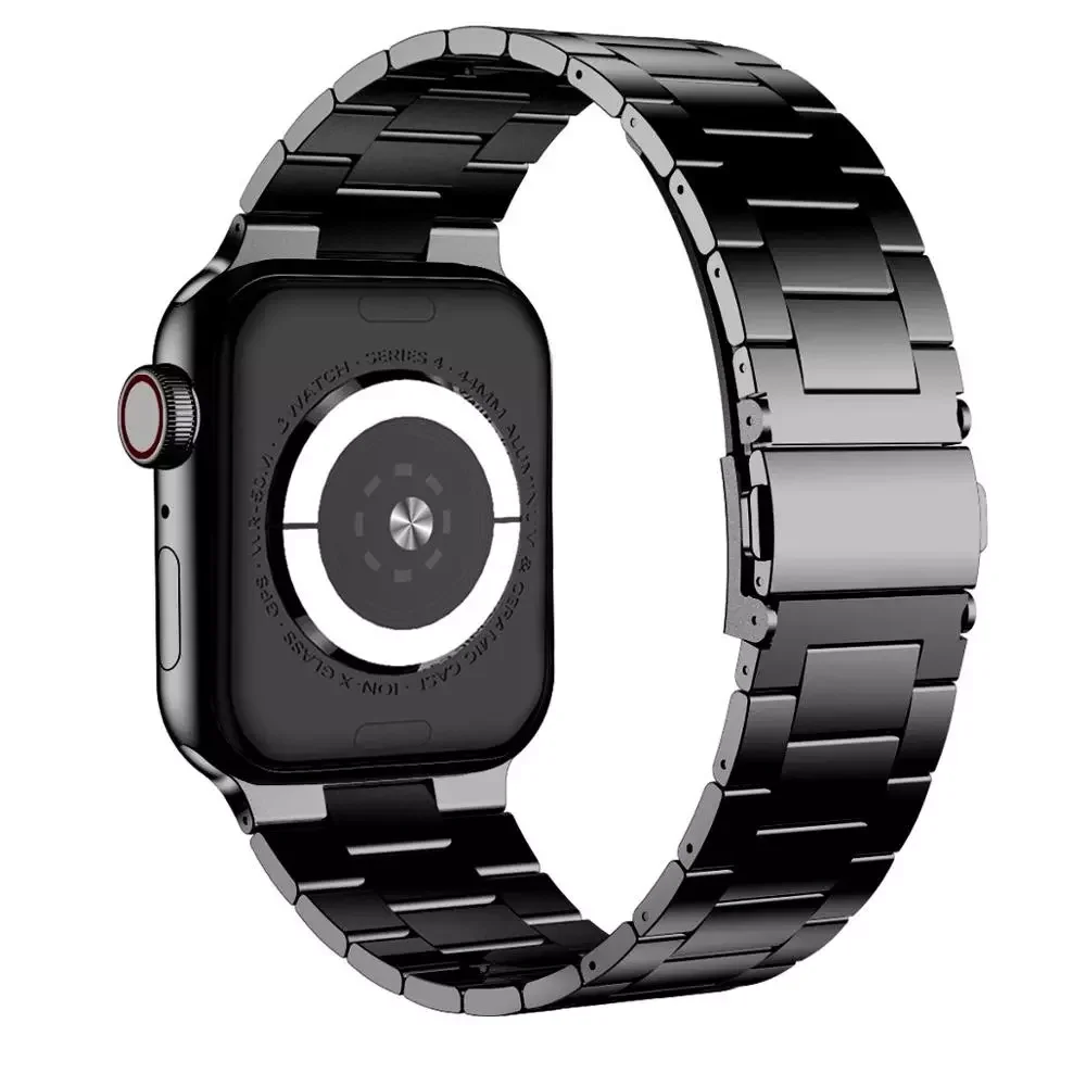 Strap For Apple Watch Series 7 6 5 4 3 Stainless Steel Bracelet pulseira Adapter correa for iWatch band 45mm 41mm 40mm 44mm 42mm