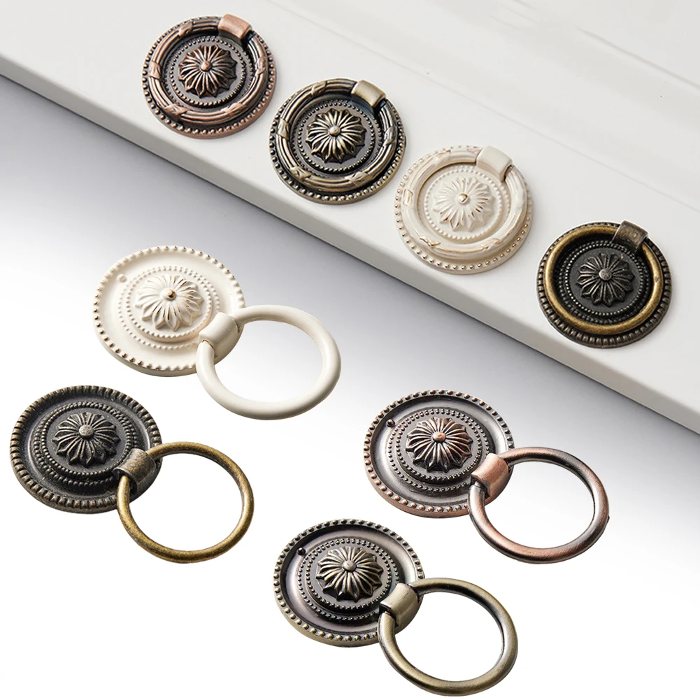 Высококачественные аппаратные ручки кольцевая ручка 43*76 мм для шкафа мебельные