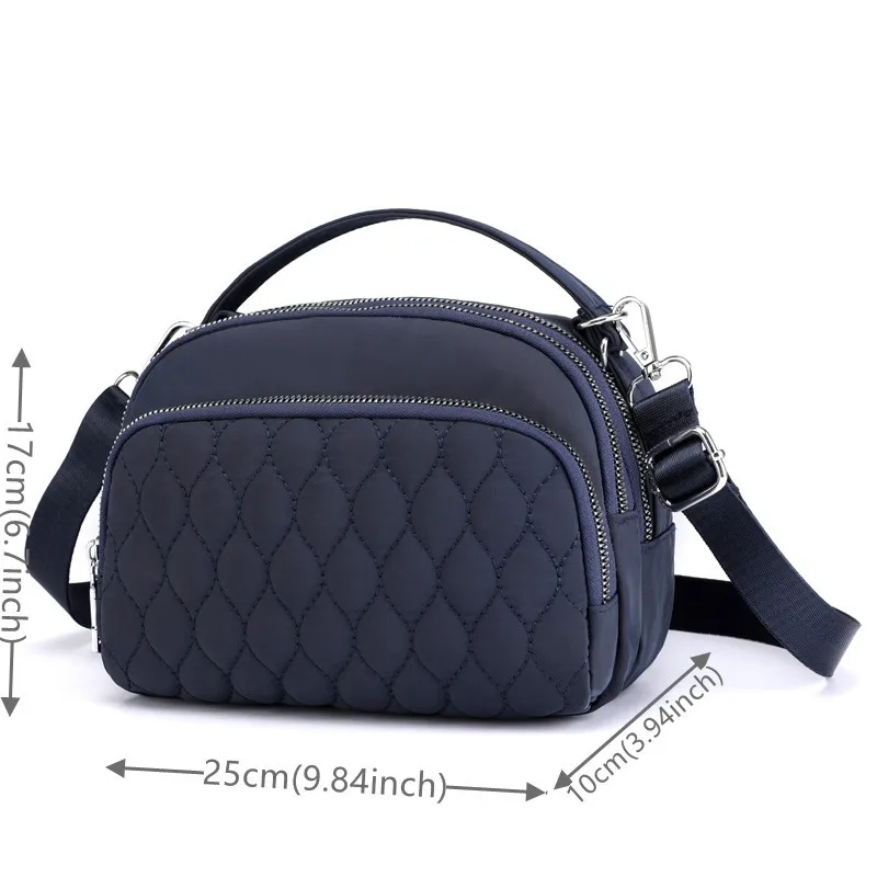 Women Luxury Designer Shoulder Bag 2022 New Trendy Fashion Ladies Nylon Crossbody Bag For Women Handbag Tote