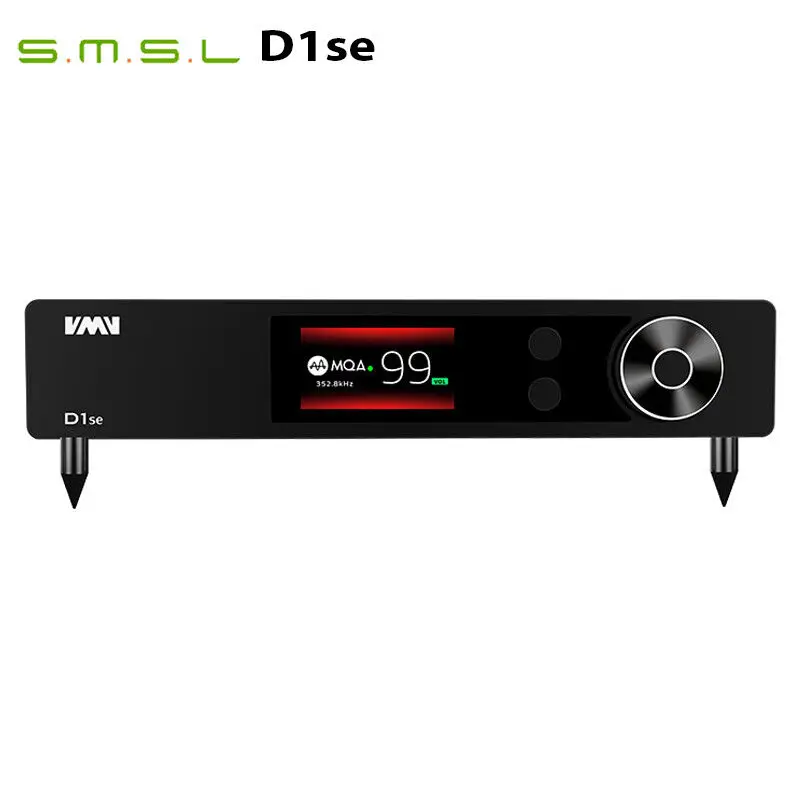 SMSL D1se высококачественный MQA аудио DAC 768 кГц 32bit XMOS Bluetooth5.0 USB оптический