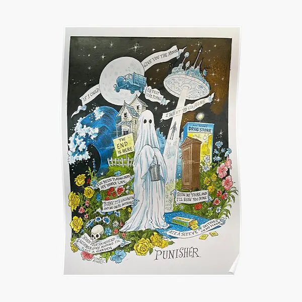 

Постер Тур Punisher 2022 года, винтажный художественный Декор для комнаты, домашняя роспись, декоративная живопись, Настенная картина, забавный современный принт, без рамки