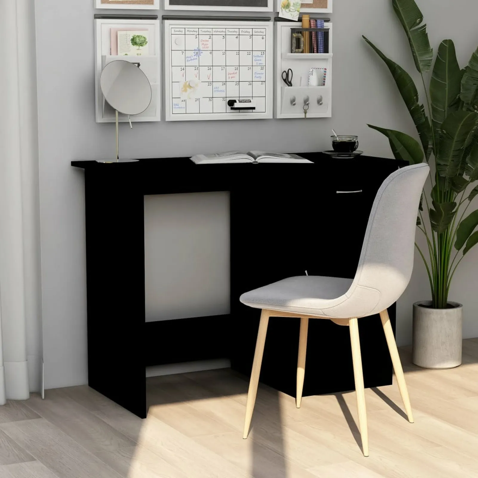 

Desk Black 39.4"x19.7"x29.9" Chipboard