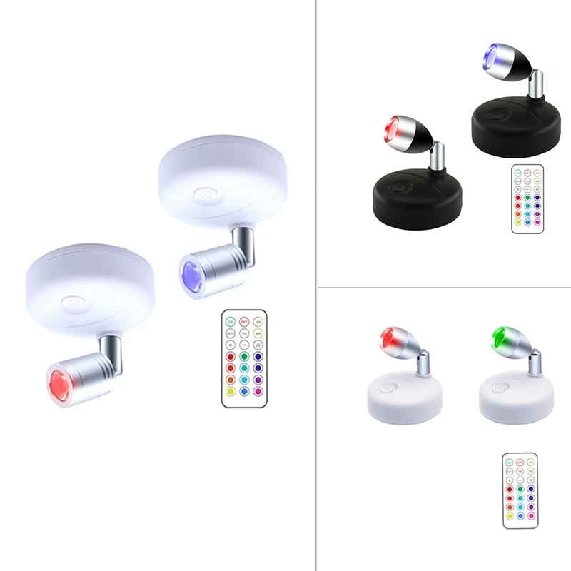 

HOT SALE 13-Color Wireless RGB Remote Control Cabinet, Cross-Border Angle Adjustable, LED Light Night Light