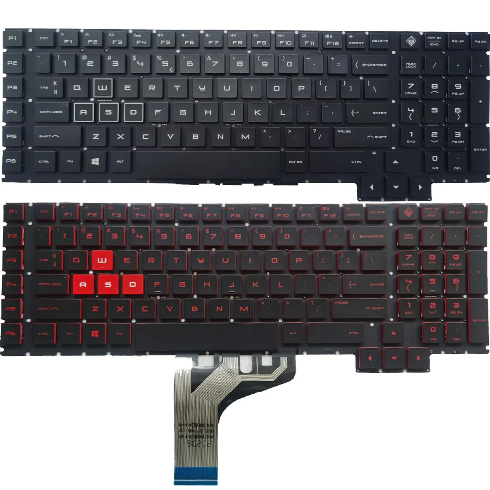 

New Backlit US Keyboard For HP Omen 17-AN 17-AN000 17-AN013TX 17-AN010CA 17-AN020CA English Layout NSK-XH0LN