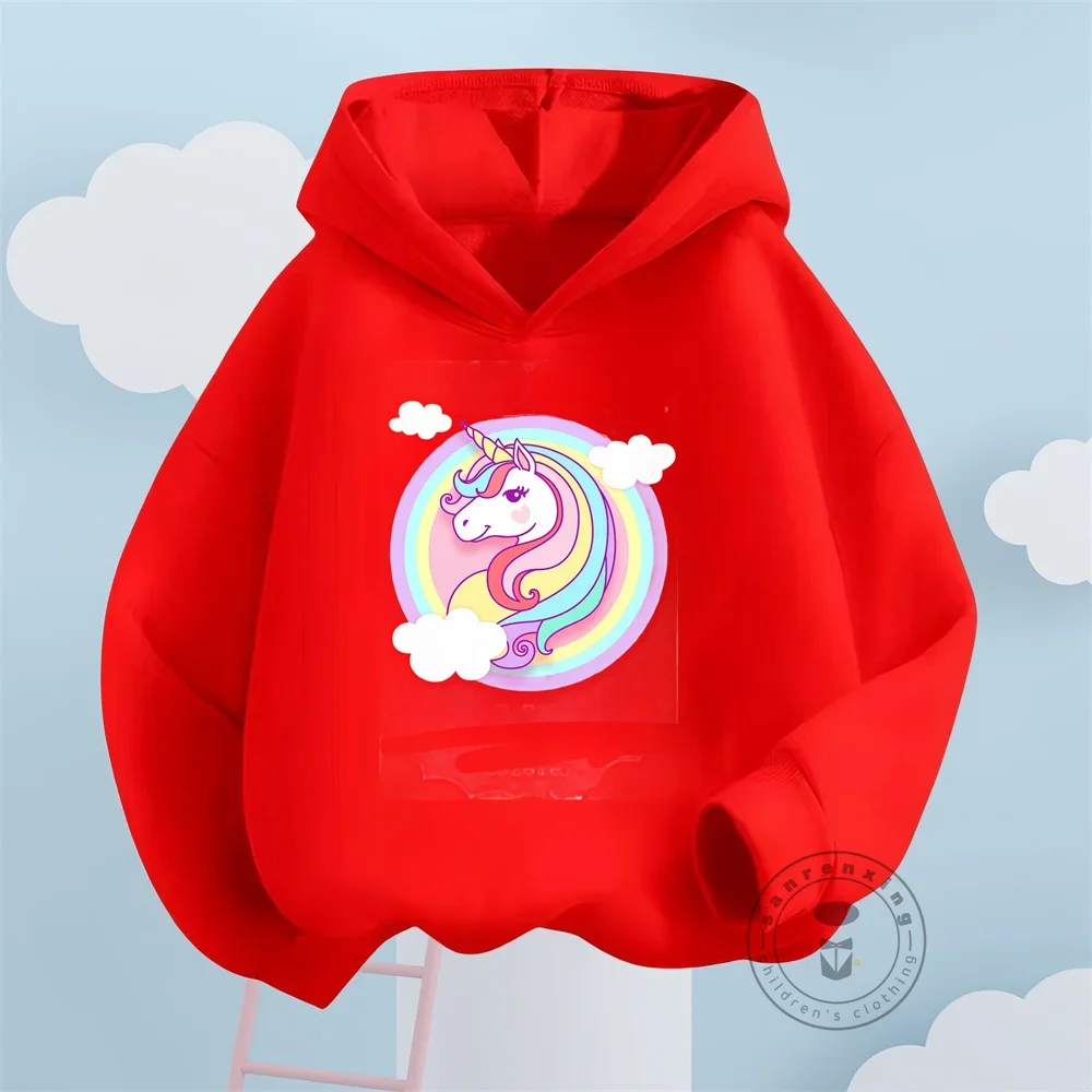 Детская толстовка с длинным рукавом на возраст 2-16 лет