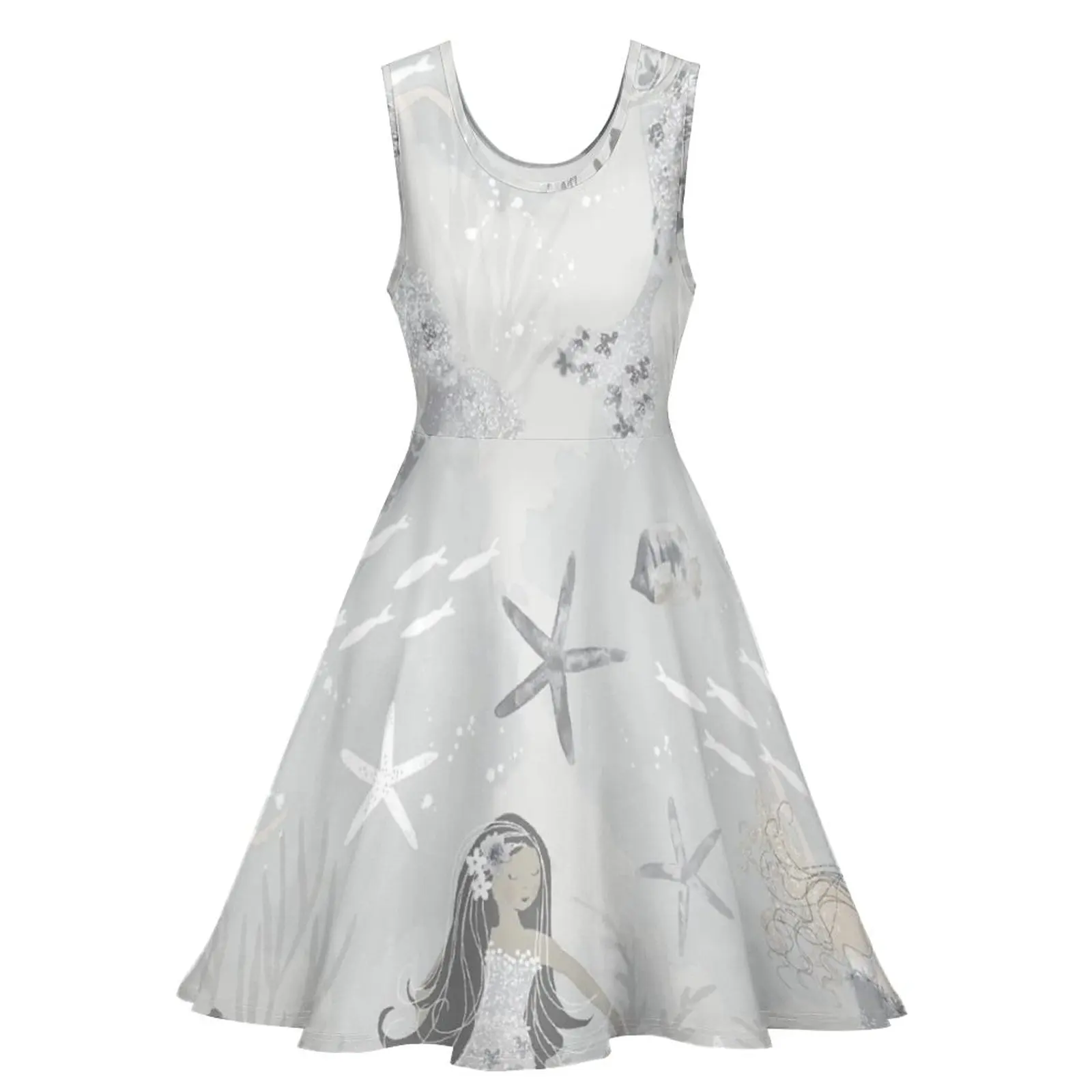 

Новинка лета 2023, женское платье, модное элегантное вечернее платье с цветочным принтом в уникальном стиле Y2K, платье А-силуэта для моря