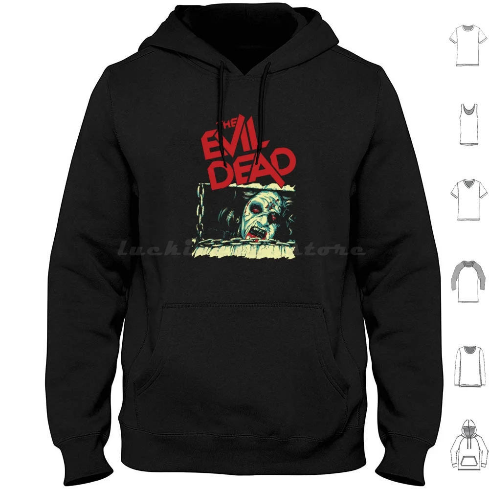 

The Evil Dead Hoodie cotton Long Sleeve Evil Dead Army Of Darkness Ash Williams Boomstick Bruce Campbell Chainsaw