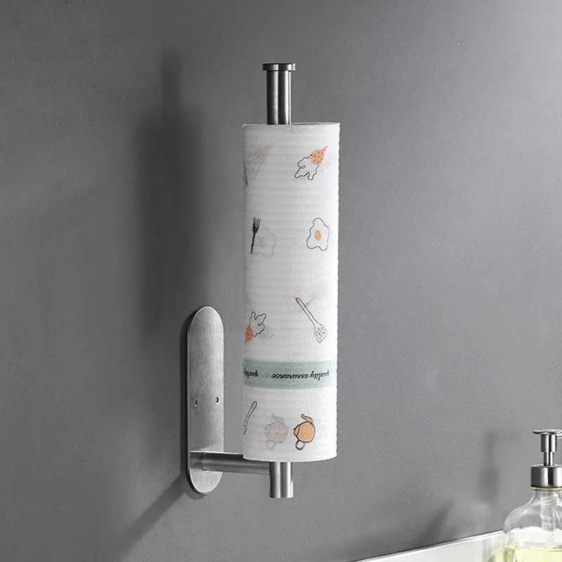 Новый большой держатель для бумажных полотенец 30 см под шкаф самоклеящиеся