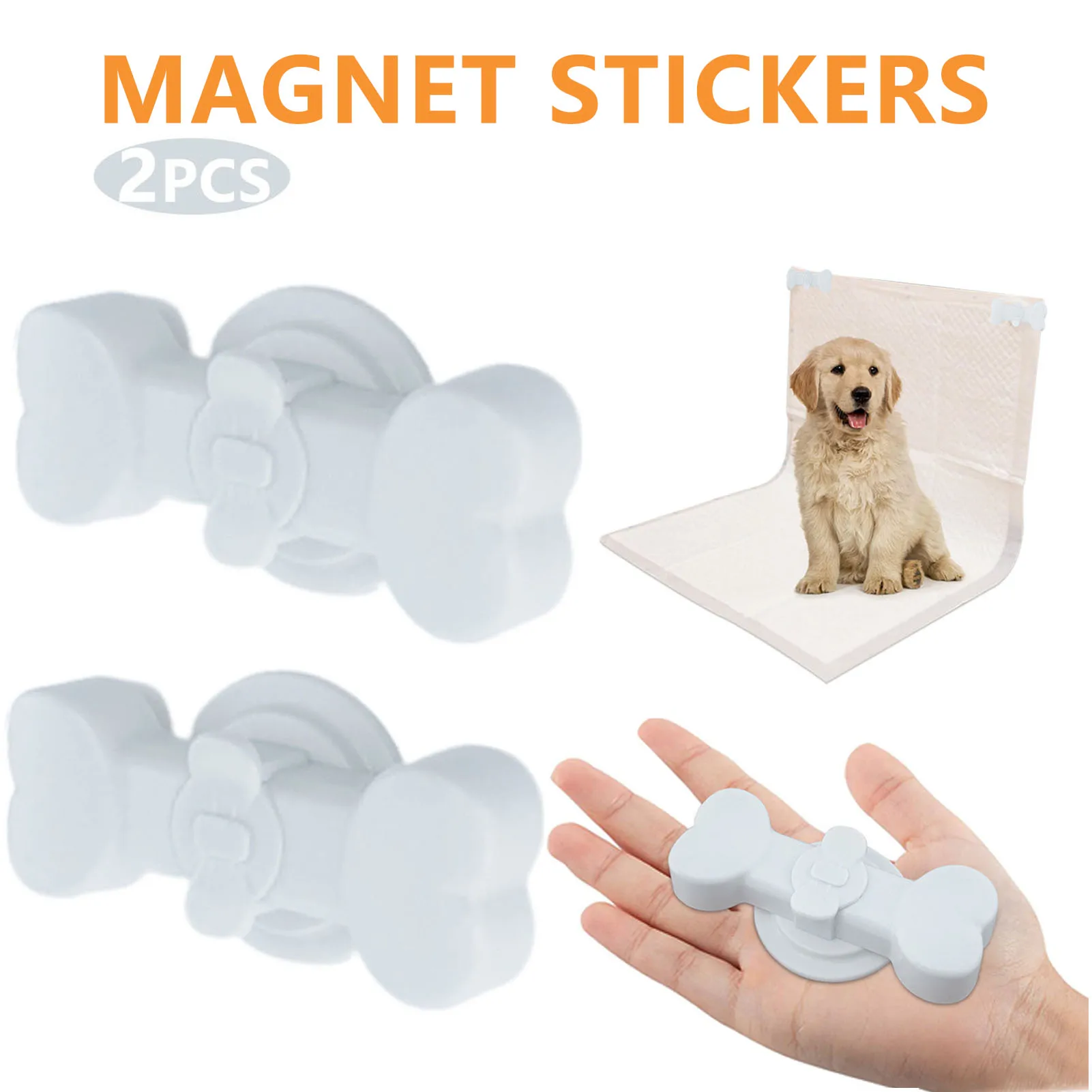 

Wall Magnet Pee Pad Holder Adhesive Dogs Potty Training Pad Magnetic Holder Magnet Stickers for Leg-Lifting Marking Dogs 2020ing