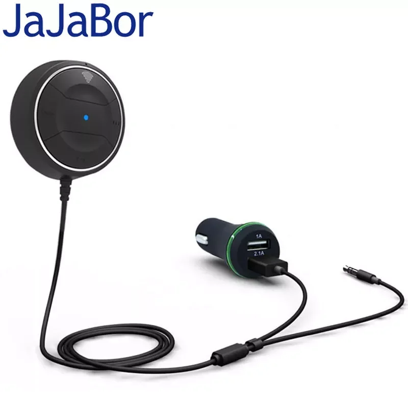 

Bluetooth-Колонка JaJaBor с функцией NFC + AUX-ресивер 3,5 мм, автомобильное зарядное устройство USB А