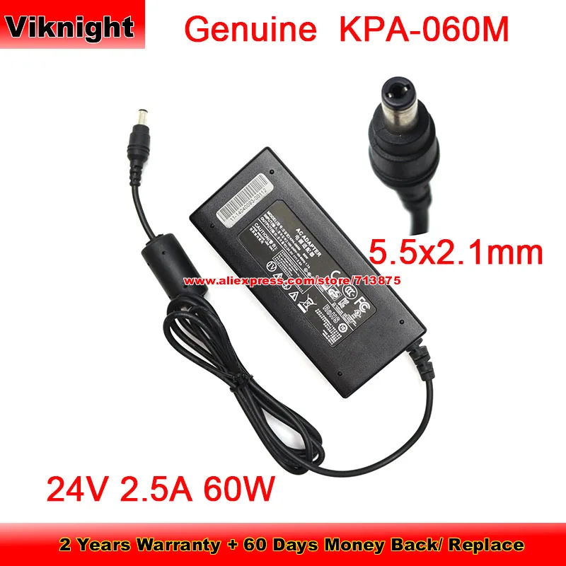 

Genuine KPA-060M AC Adapter For ISO 24.0v 2.5A 60W 5.5 x 2.1mm Power Supply