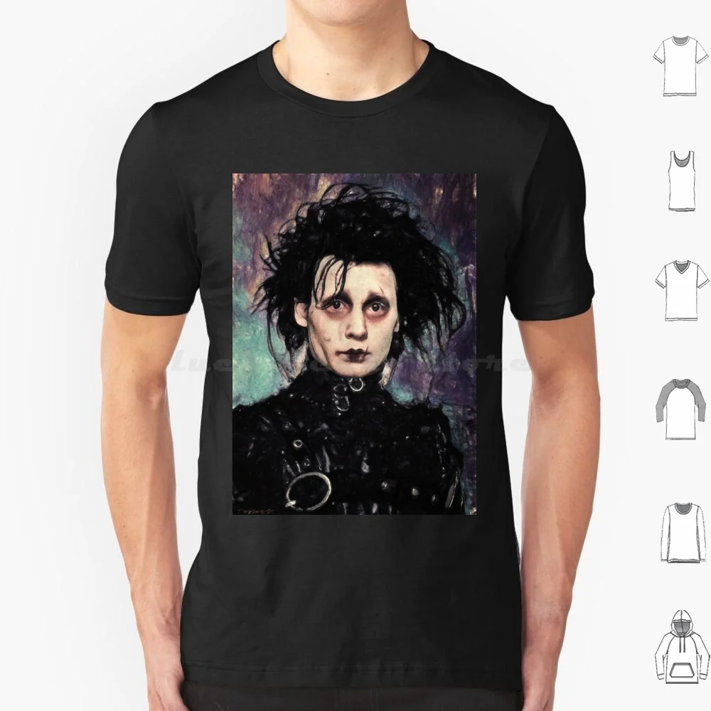 

Футболка Эдвард ножницы для мужчин и женщин, хлопок, принт «сделай сам», фильмы «Эдвард ножницы», Классический культ-фильм, ужас, Готическая ...