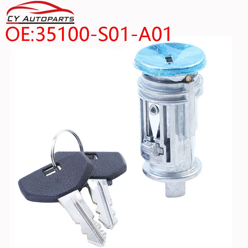 Новый кабель замка зажигания с 2 ключами для Honda Civic 1996-2000 35100-S01-A01 35100S01A01