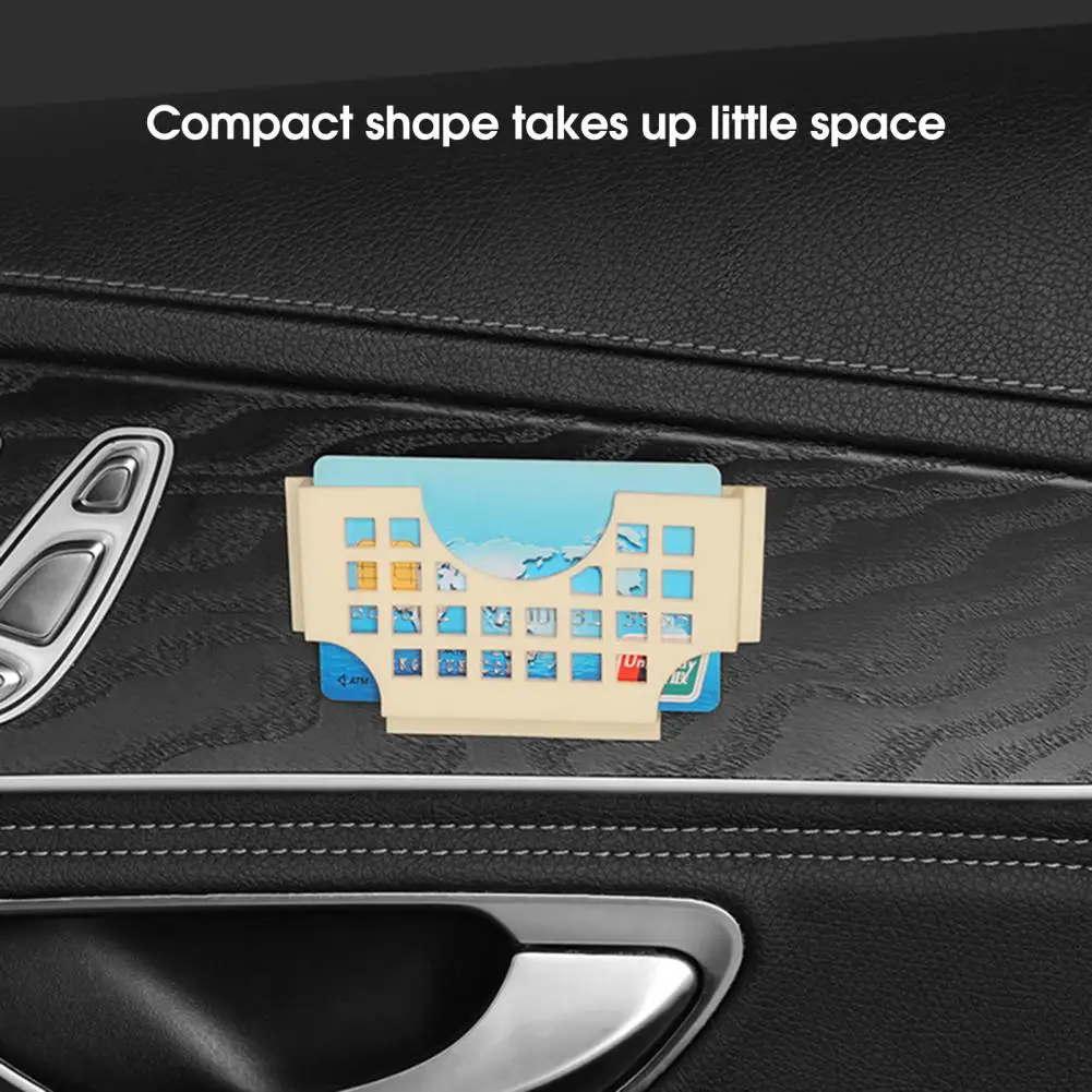 

Storage Folder Compact Useful Universal Durable Safe Vehicle Decor Plastic Car Multifunctional Storage Card Holder for Automobil