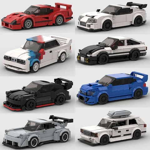 MOC Speed Champions Супер гоночный автомобиль